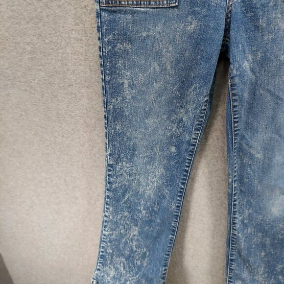 Epic Threads Jeans Women's 26 Blue Acid Wash Straight Jeans Some Stretch Flare - Picture 9 of 16